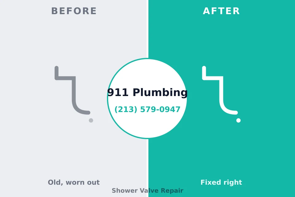 Before and after: plumbing repair Ashland City, TN